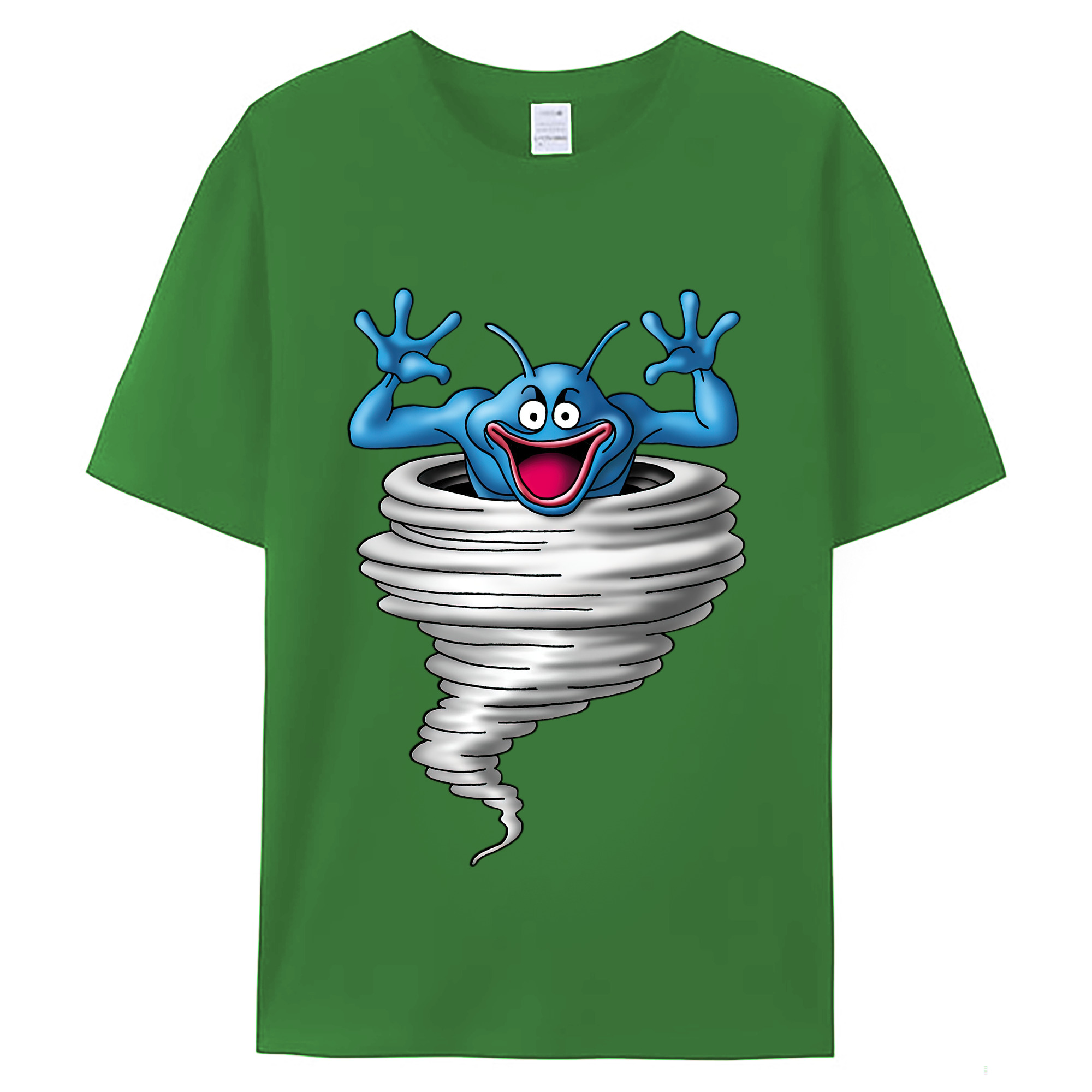 （画像用） ドラゴンクエスト Doragon Kuesuto Dragon Quest レディースカジュアルプリントTシャツ（綿100％）